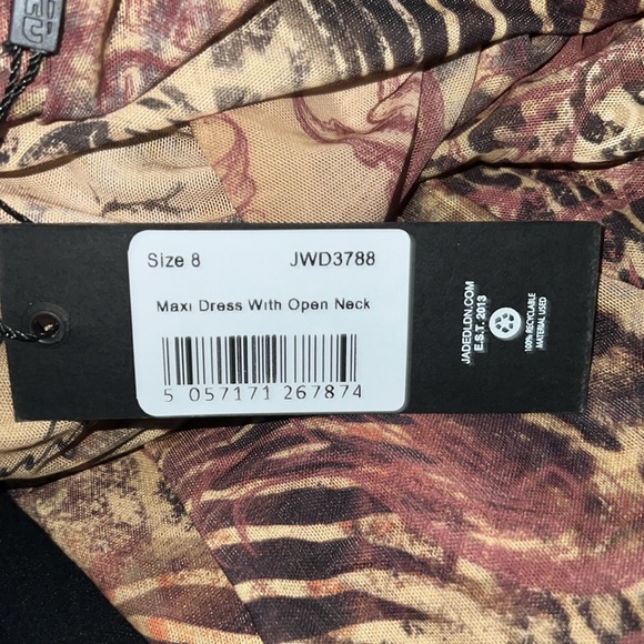 NWT JADED LONDON FATALE MAXI DRESS - Picture 3 of 3